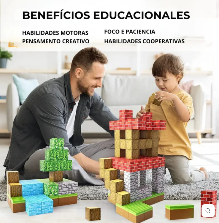 SET DE CUBOS MINECRAFT 28PCS